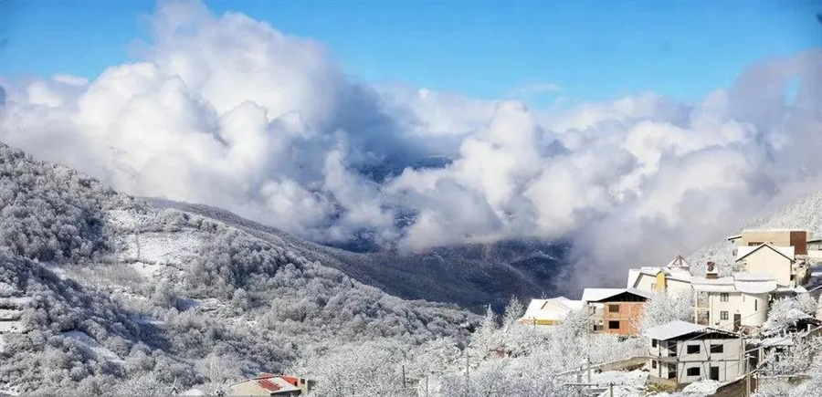 بارش برف سوادکوه استان مازندران